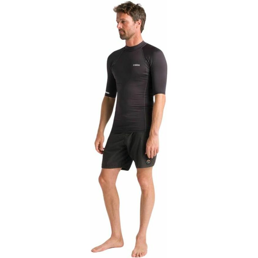 2026 C-Skins Hommes NuWave UV Basics Gilet Lycra à Manches Courtes C-NLYSSMC - Anthracite